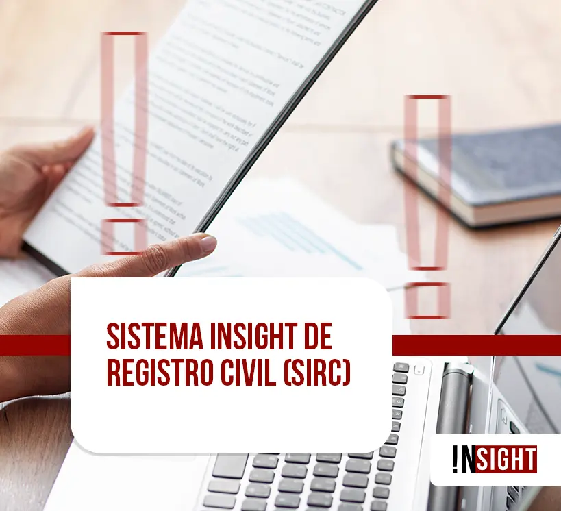 Imagem Sistema Insight de Registro Civil